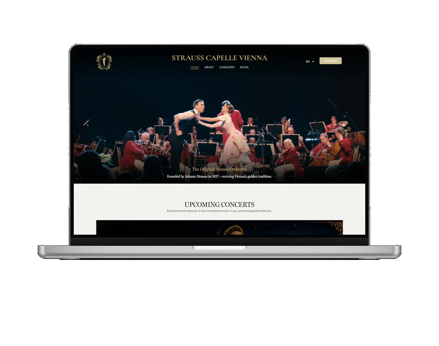 Strauss Capelle Vienna: Orchestra Website